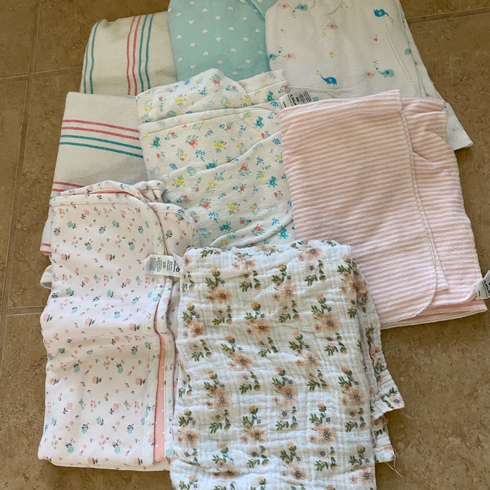 Lot of baby blankets